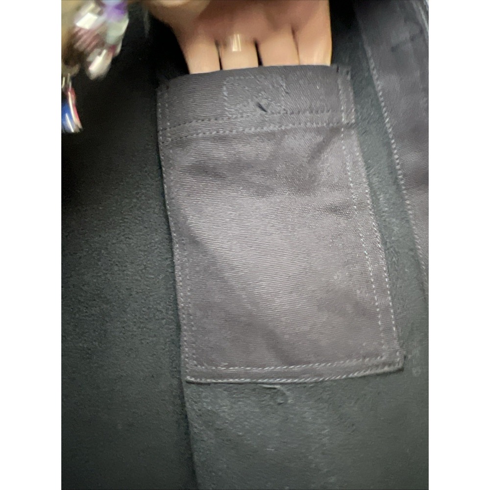Wolverine Vest Men XLarge Black Canvas Fleece Lined Outdoor Workwear Pockets - Picture 12 of 16